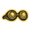 Gold Mad Spectacles Icon