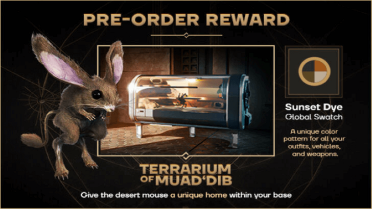 Pre-Order Rewards
