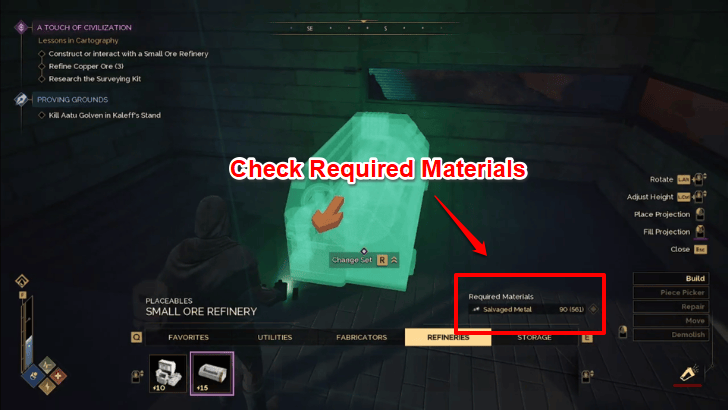 Dune Awakening - Materials Needed