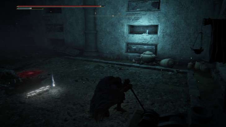 Activate the lever behind the octopus