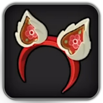 Scarlet Blossom Ears