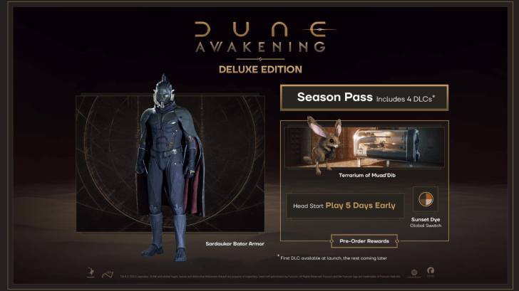 Dune Deluxe Edition Cosmetics
