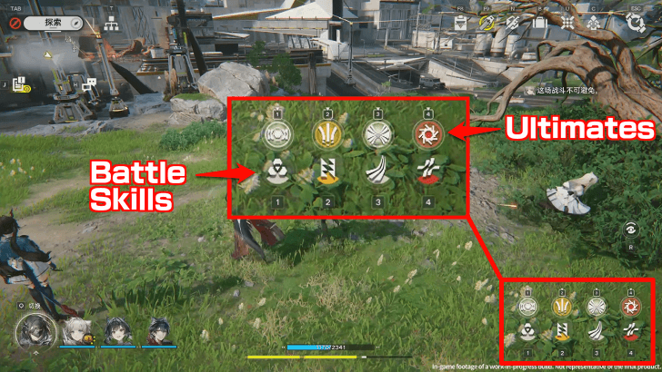 Battle Skills and Ultimates