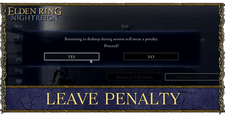 Elden Ring Nightreign - Leave Penalty