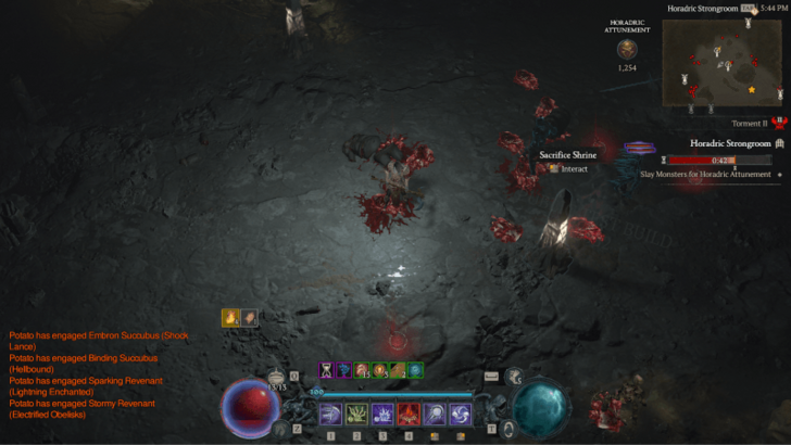 Diablo 4 Horadric Strongroom - Sacrifice Shrine