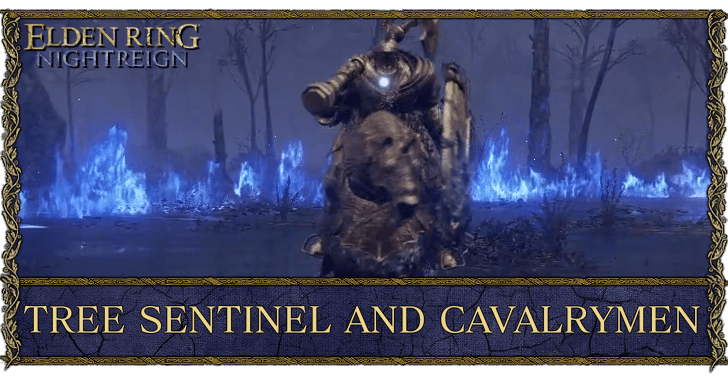 Elden Ring Nightreign - Tree Sentinel and Royal Cavalrymen