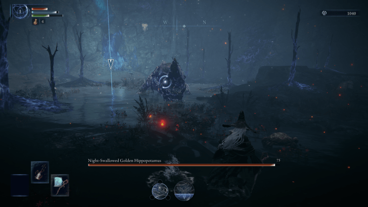 Night-Swallowed Golden Hippopotamus