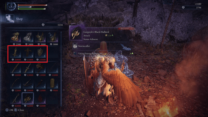 Elden Ring Nightreign - Merchant Screen