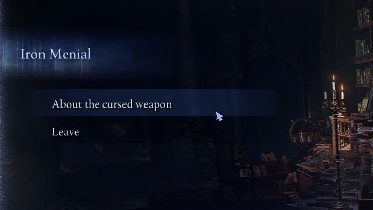 About the Cursed Weapon