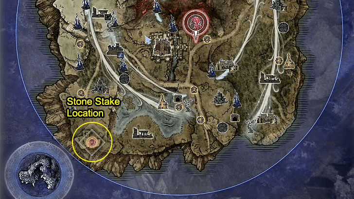 Stone Stake Location Map