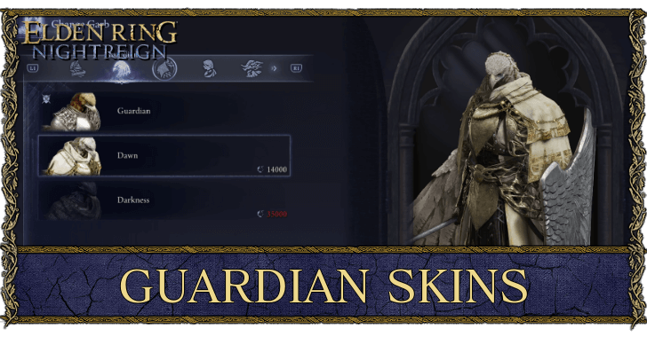 List of Guardian Skins