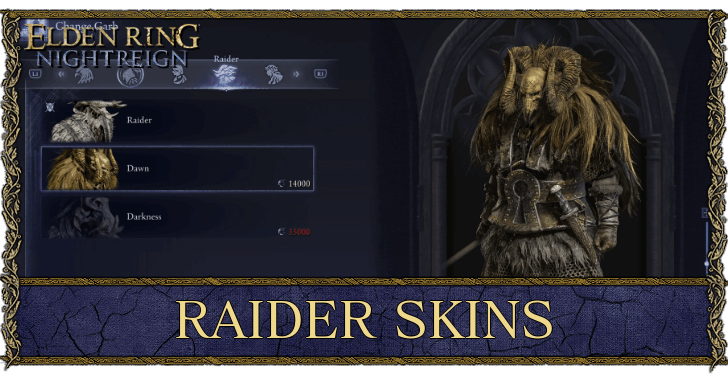 List of Raider Skins