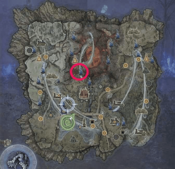 Crater Map Starting Point