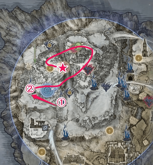 Mountaintop West Path