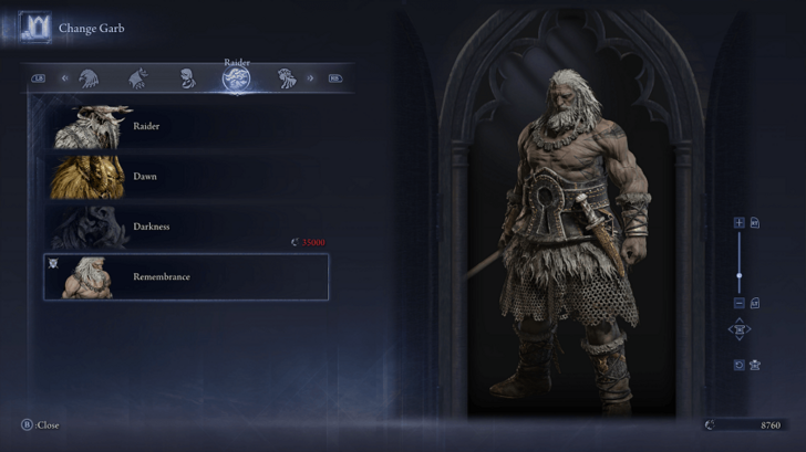 Raider Remembrance Skin