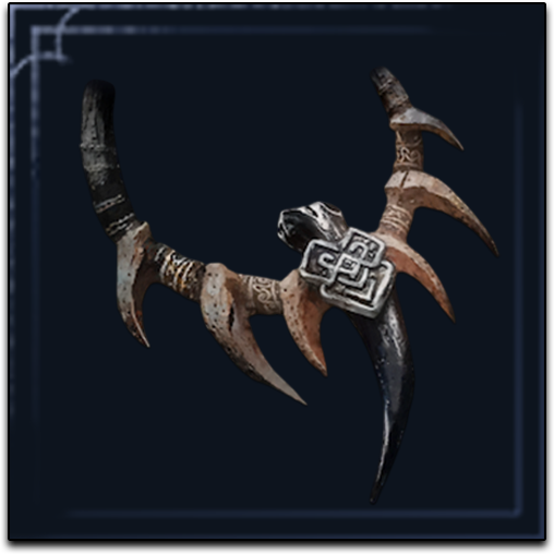 Black Claw Necklace Icon