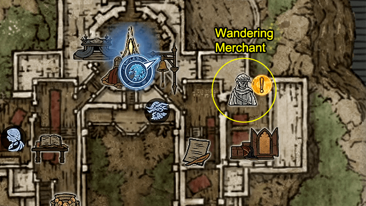Head to the Ghostly Wandering Merchant