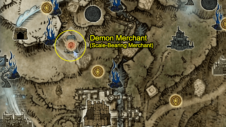 Demon Merchant Location