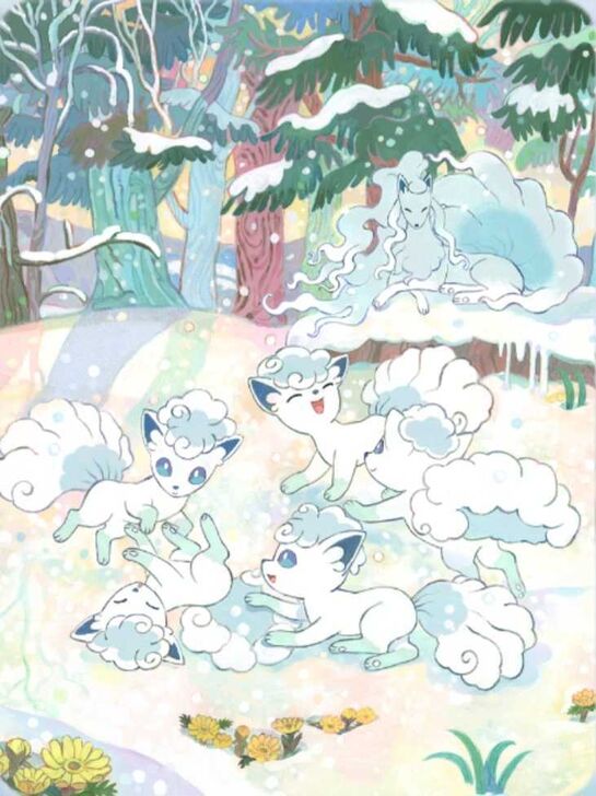 Pokemon TCG Pocket - Alolan Vulpix & Alolan Ninetales Cover