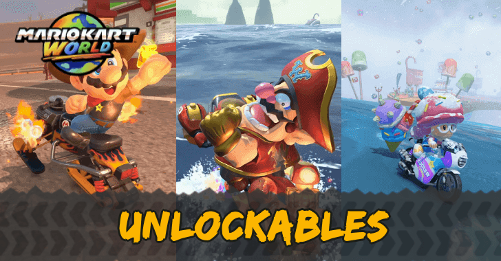 Mario Kart World - List of Unlockables