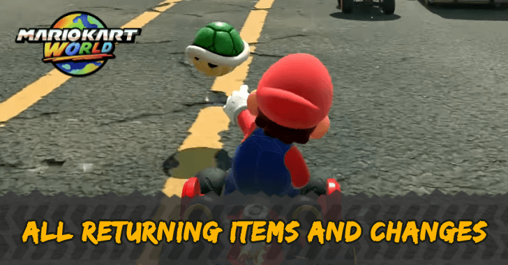 Mario Kart World - All Returning Items and Changes