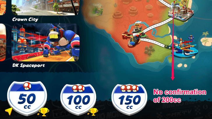 No Confirmation of 200cc