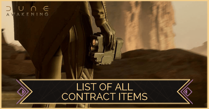 Dune Awakening - List of All Contract Items