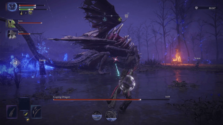 Elden Ring Nightreign Gaping Dragon Slow