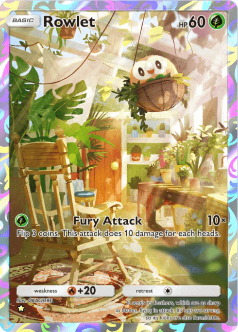 Pokemon TCG Pocket - A3a 070 Rowlet