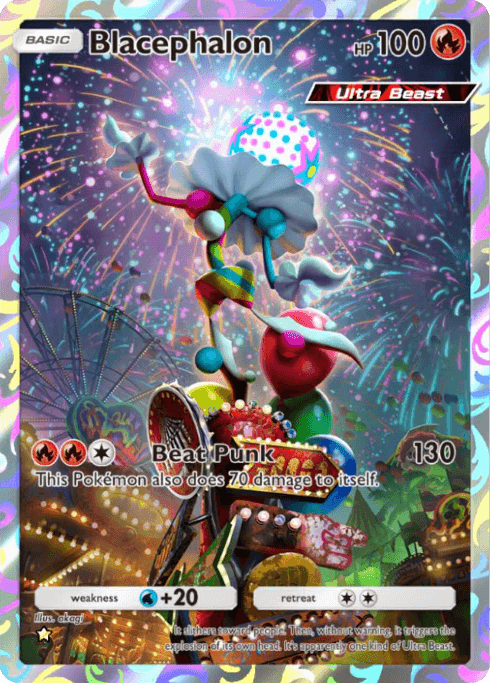 Pokemon TCG Pocket - A3a 072 Blacephalon