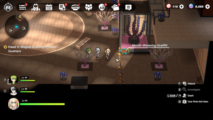 Magata Building Entrance Graffiti By Entrance to Front