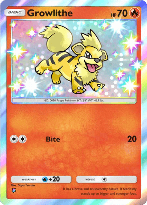Pokemon TCG Pocket - A3a 089 Growlithe