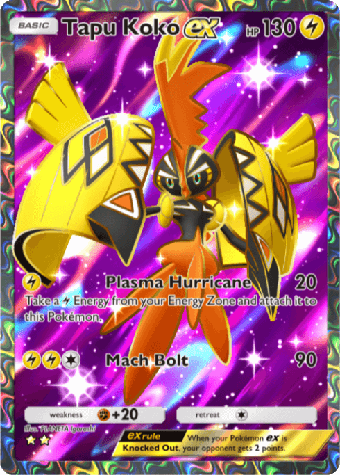 Pokemon TCG Pocket - A3a 077 Tapu Koko ex