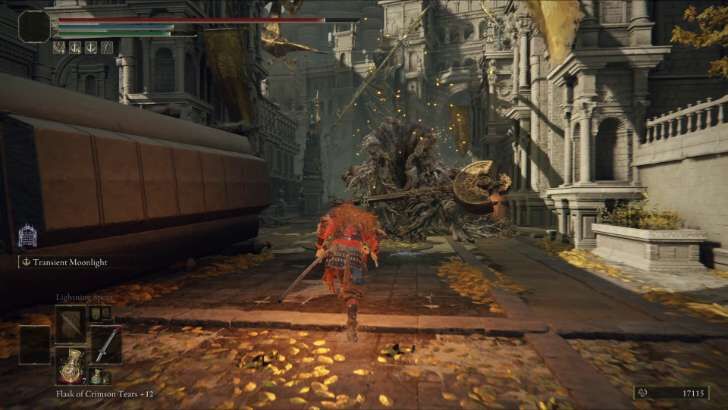 Enter the gate to the right of the erdtree avatar