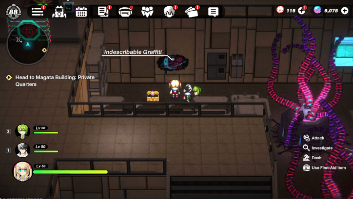 Magata Massive Lab Graffiti Behind Stairs