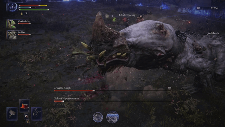 Elden Ring Nightreign Golden Hippopotamus Grab