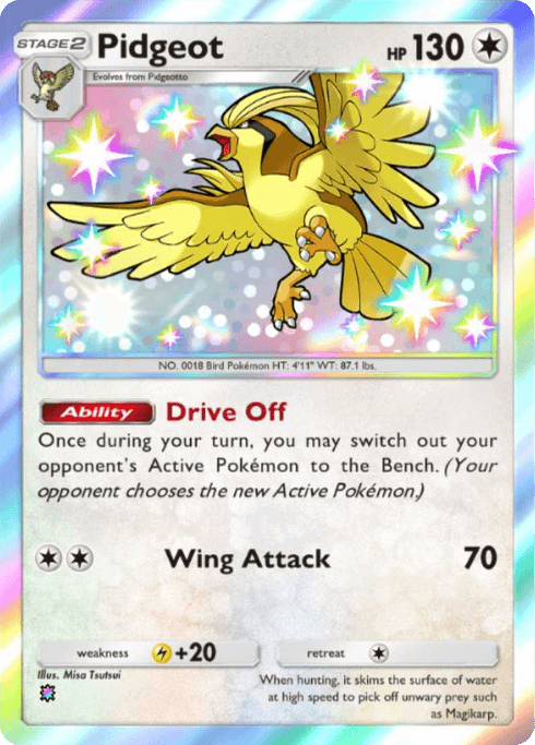 Pokemon TCG Pocket - A3a 097 Pidgeot