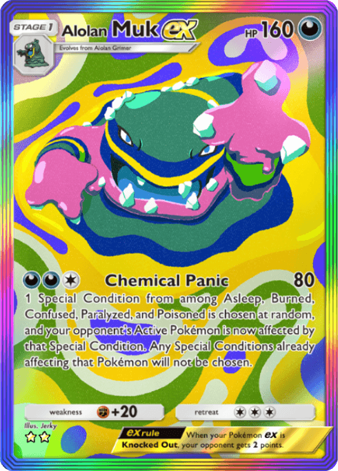 Pokemon TCG Pocket - A3 206 Alolan Muk ex