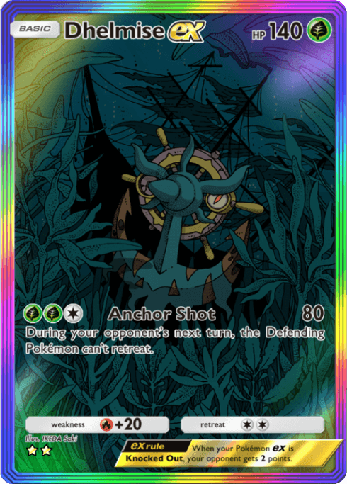 Pokemon TCG Pocket - A3 199 Dhelmise ex