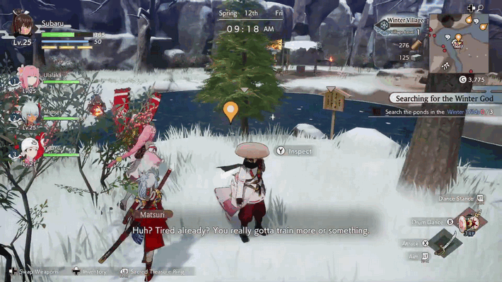 Rune Factory: Guardians of Azuma - Search the watering holes