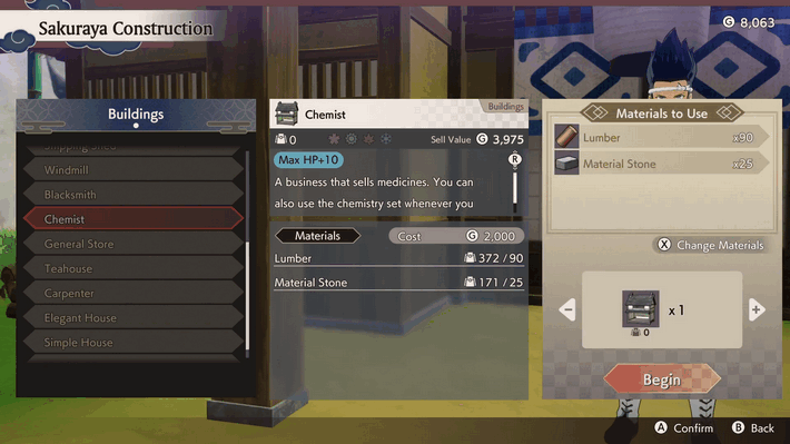 Rune Factory: Guardians of Azuma - Build Chemist