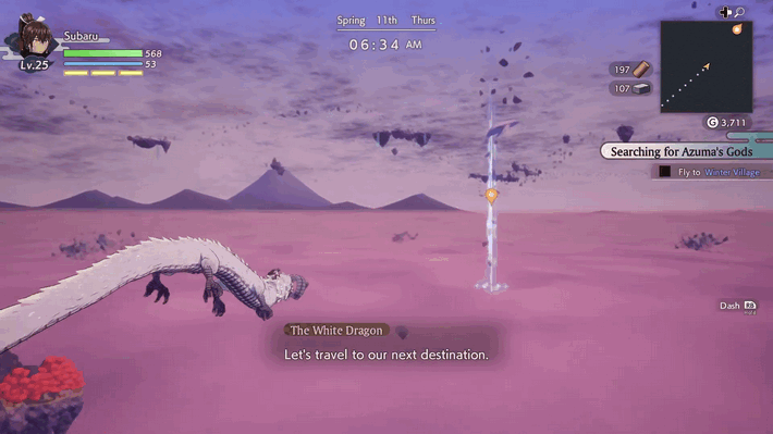 Rune Factory: Guardians of Azuma - Fly to Winter Village