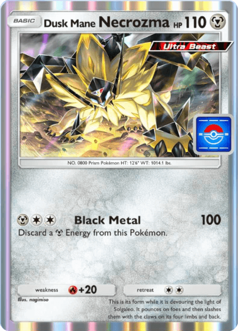 Pokemon TCG Pocket - P-A 079 Dusk Mane Necrozma