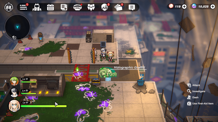 Ancient Sanctuary South Graffiti Near Locked Gate and Entrance to Television Studio Rooftop