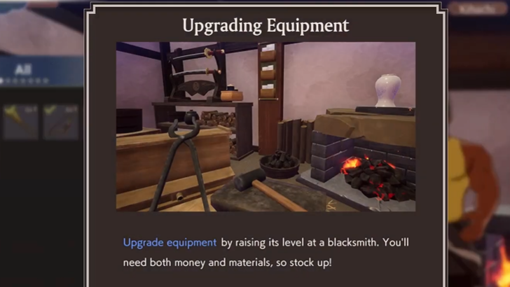 Upgrading Equipment