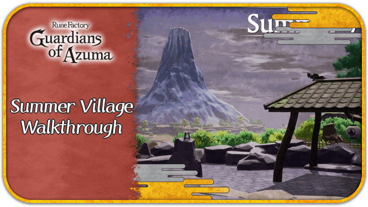 Rune Factory Guardians of Azuma - Summer Village