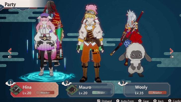 Include Characters in Party