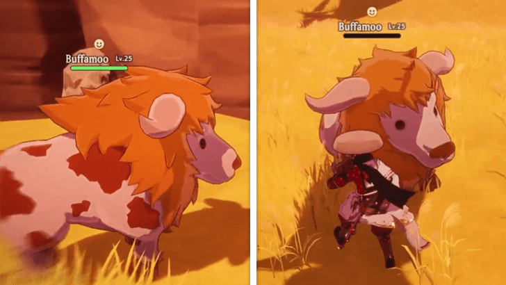 Happy Monster Getting Knocked Out