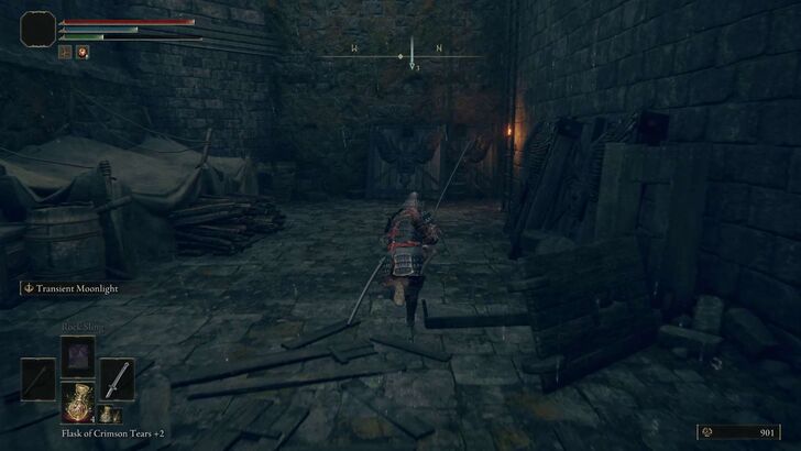 Turn right to the ladder