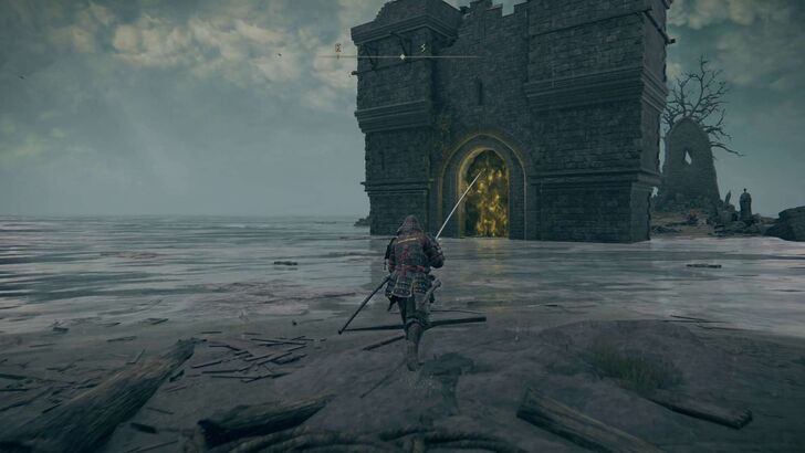 Cross the Bridge and Drop down the ladder